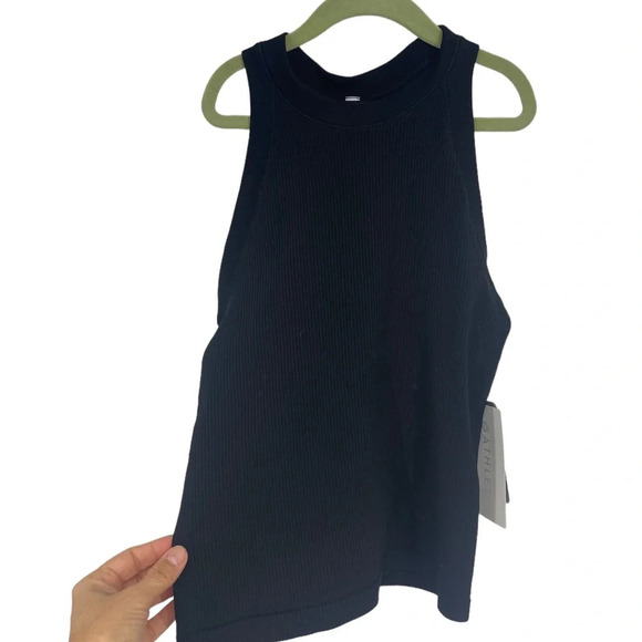 NWT athleta racerback unstinkable tank size XS. BLACK - Picture 6 of 7